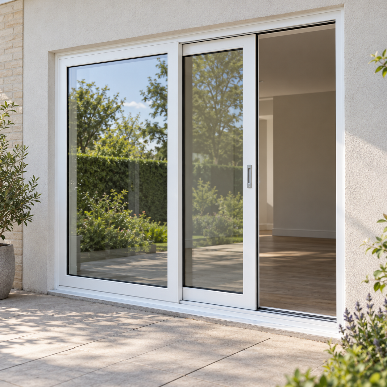 Heavy 2-Track Sliding Door